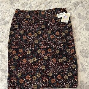 LuLaRoe Women's Multicolor Patterned Pencil Skirt
